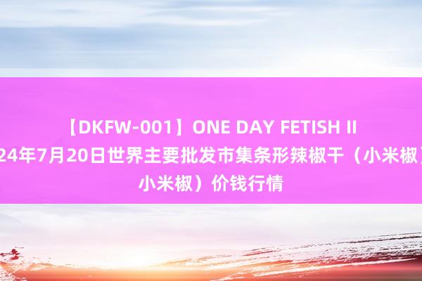 【DKFW-001】ONE DAY FETISH II ゆりあ 2024年7月20日世界主要批发市集条形辣椒干（小米椒）价钱行情