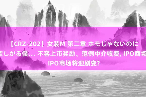 【CRZ-202】女装M 第二章 ホモじゃないのにチ○ポを欲しがる僕… 不容上市奖励、范例中介收费， IPO商场将迎剧变?